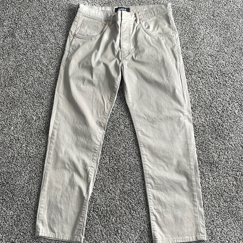 Purple Denim mens chino 34/32